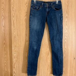 Levi’s 524 Super Low Skinny Blue Denim Jeans